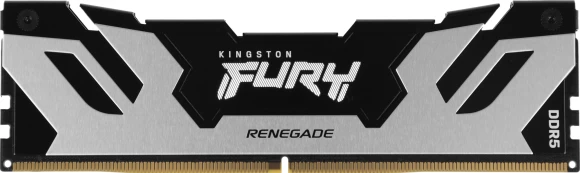 Память DDR5 24GB 7200MHz Kingston KF572C38RS-24 Fury Renegade Silver/Black RTL Gaming PC5-57600 CL38 DIMM 288-pin 1.45В single rank с радиатором Ret