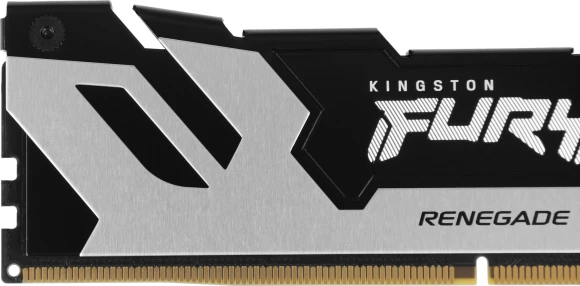 Память DDR5 24GB 7200MHz Kingston KF572C38RS-24 Fury Renegade Silver/Black RTL Gaming PC5-57600 CL38 DIMM 288-pin 1.45В single rank с радиатором Ret