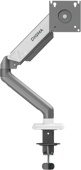 Кронштейн для мониторов ЖК Digma D-MM101 серый 17"-32" макс.9кг крепление к столешнице поворот и наклон Кронштейн для мониторов ЖК Digma D-MM101 серый 17"-32" макс.9кг крепление к столешнице поворот и наклон