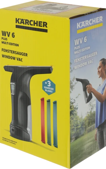 Мойщик окон Karcher WV 6 Plus Multi Edition шир.скреб.:280мм пит.:от аккум. черный