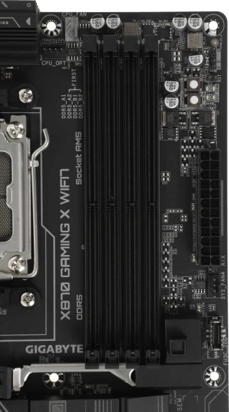 Материнская плата Gigabyte X870 GAMING X WIFI7 Socket AM5 AMD X870 ATX AC`97 8ch(7.1) 2.5Gg RAID+HDMI