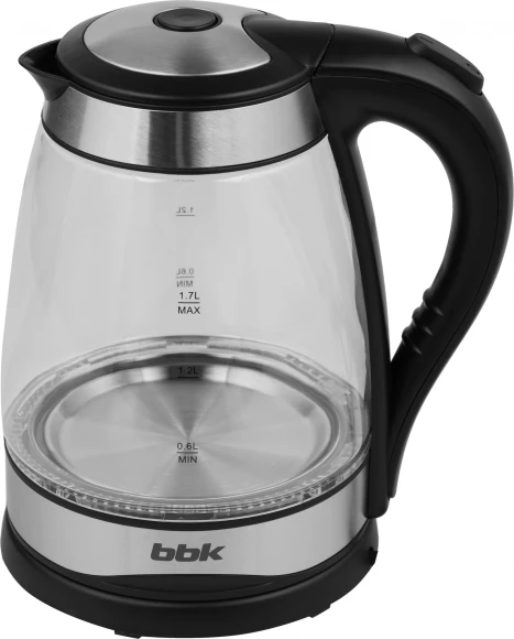 Чайник электрический BBK EK1729G 1.7л. 2200Вт черный корпус: стекло