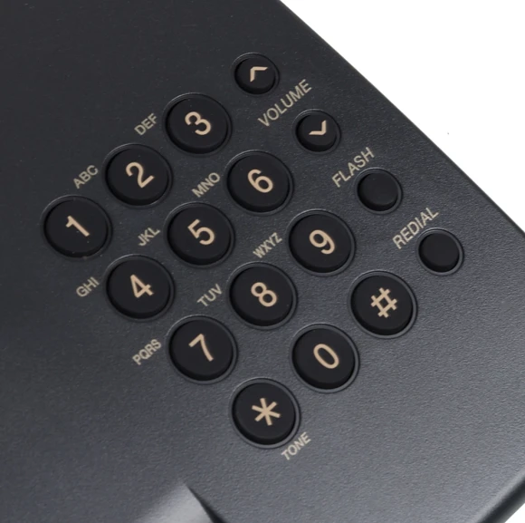 Телефон проводной Panasonic KX-TS2350RUB черный Телефон проводной Panasonic KX-TS2350RUB черный