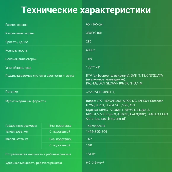 Телевизор LED Digma 65" DM-LED65UBB41 Android TV Frameless Metal темно-серебристый/серебристый 4K Ultra HD 60Hz DVB-T DVB-T2 DVB-C DVB-S DVB-S2 USB WiFi Smart TV Телевизор LED Digma 65" DM-LED65UBB41 Android TV Frameless Metal темно-серебристый/серебристый 4K Ultra HD 60Hz DVB-T DVB-T2 DVB-C DVB-S DVB-S2 USB WiFi Smart TV