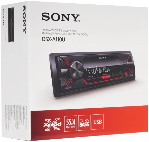 Автомагнитола Sony DSX-A110U 1DIN 4x55Вт RDS