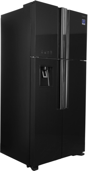 Холодильник Hitachi R-W660PUC7 GGR 2-хкамерн. серый стекло инвертер Холодильник Hitachi R-W660PUC7 GGR 2-хкамерн. серый стекло инвертер