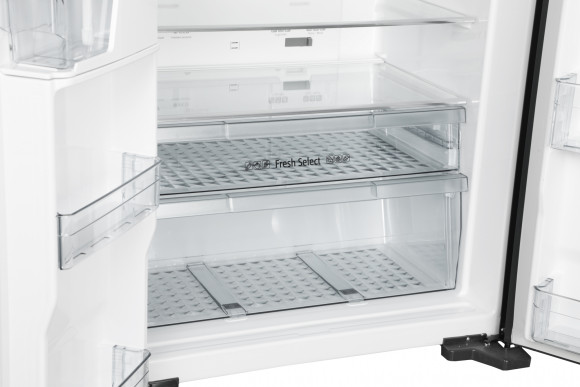 Холодильник Hitachi R-W660PUC7 GGR 2-хкамерн. серый стекло инвертер Холодильник Hitachi R-W660PUC7 GGR 2-хкамерн. серый стекло инвертер