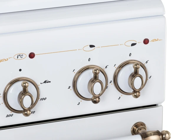 Плита Электрическая Gefest ЭП Н Д 5140-01 0121 белый эмалированный металл (металлическая крышка)