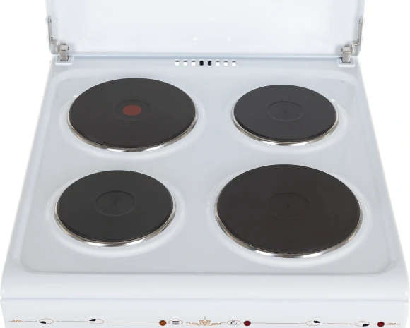 Плита Электрическая Gefest ЭП Н Д 5140-01 0121 белый эмалированный металл (металлическая крышка)