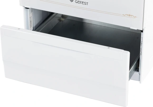 Плита Электрическая Gefest ЭП Н Д 5140-01 0121 белый эмалированный металл (металлическая крышка)