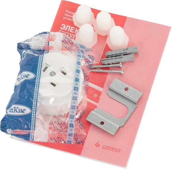 Плита Электрическая Gefest ЭП Н Д 5140-01 0121 белый эмалированный металл (металлическая крышка)