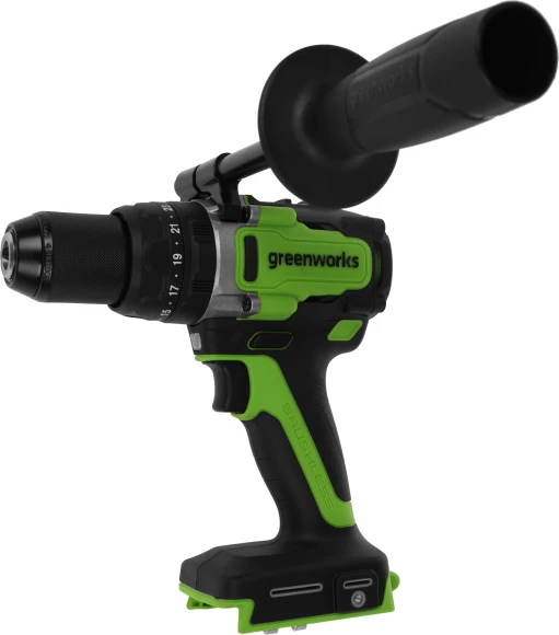 Гайковерт Greenworks G24IW200 аккум. патрон:квад.3/8" (3803607)