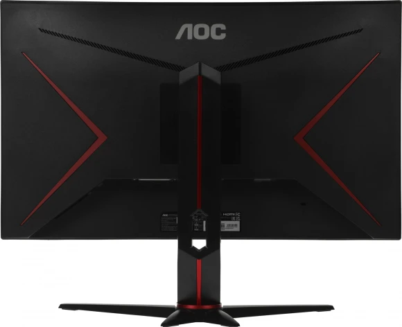 Монитор AOC 27" Q27G2U черный/красный VA LED 16:9 HDMI матовая HAS Piv 250cd 178гр/178гр 2560x1440 144Hz FreeSync Premium DP 2K USB 5.2кг