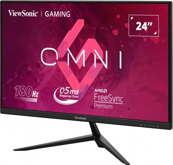 Монитор ViewSonic 24" VX2428 черный IPS LED 16:9 HDMI M/M матовая 250cd 178гр/178гр 1920x1080 180Hz FreeSync Premium DP FHD 3.1кг Монитор ViewSonic 24" VX2428 черный IPS LED 16:9 HDMI M/M матовая 250cd 178гр/178гр 1920x1080 180Hz FreeSync Premium DP FHD 3.1кг