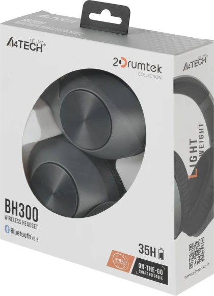 Наушники мониторные A4Tech 2Drumtek BH300 1м черный беспроводные bluetooth оголовье (BH300 ASH GREY) Наушники мониторные A4Tech 2Drumtek BH300 1м черный беспроводные bluetooth оголовье (BH300 ASH GREY)