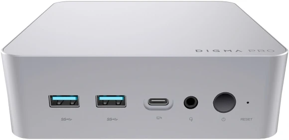 Неттоп Digma Pro Minimax X5 Ryzen 7 7840HS (3.8) 16Gb SSD512Gb 780M Windows 11 Pro GbitEth WiFi BT 100W серебристый (DPR7-ADXW01)