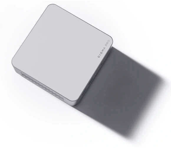 Неттоп Digma Pro Minimax X5 Ryzen 7 7840HS (3.8) 16Gb SSD512Gb 780M Windows 11 Pro GbitEth WiFi BT 100W серебристый (DPR7-ADXW01)