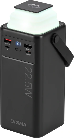 Мобильный аккумулятор Digma DGPF50B 50000mAh QC3.0/PD3.0 22.5W 2.25A 4xUSB-A/2xUSB-C черный (DGPF50B22PBK) Мобильный аккумулятор Digma DGPF50B 50000mAh QC3.0/PD3.0 22.5W 2.25A 4xUSB-A/2xUSB-C черный (DGPF50B22PBK)