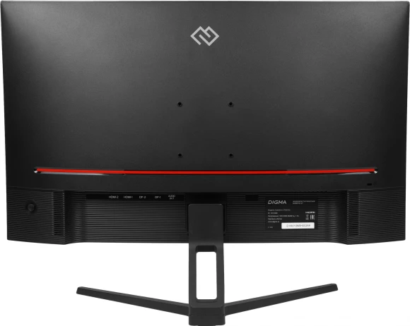 Монитор Digma 27" Overdrive 27A510Q черный VA LED 1ms 16:9 HDMI M/M матовая 300cd 178гр/178гр 2560x1440 165Hz G-Sync FreeSync DP 2K 5.8кг