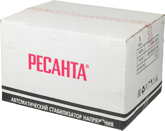 Стабилизатор напряжения Ресанта СПН-8300 однофазный черный (63/6/27)