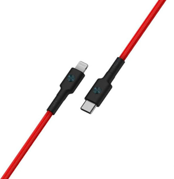 Кабель ZMI AL875 USB Type-C (m)-Lightning (m) 1.5м красный коробка (упак.:1шт)