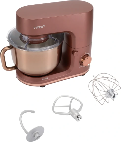 Миксер планетарный Vitek Элегия VT-PM0661 2000Вт кофейный