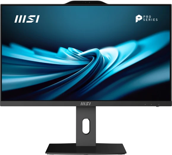 Моноблок MSI Pro AP242P 14M-670XRU 23.8" Full HD i3 14100 (3.5) 8Gb SSD512Gb UHDG 730 без ОС GbitEth WiFi BT 120W клавиатура мышь Cam черный 1920x1080