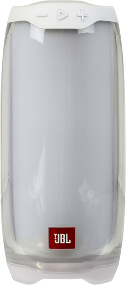 Колонка порт. JBL Pulse 4 белый 20W 1.0 BT 10м 7260mAh (JBLPULSE4WHTAM) Колонка порт. JBL Pulse 4 белый 20W 1.0 BT 10м 7260mAh (JBLPULSE4WHTAM)