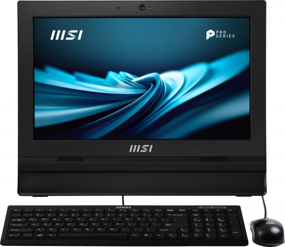 Моноблок MSI Pro AP162T ADL-013RU 15.6" Full HD Touch N100 (0.8) 4Gb SSD128Gb UHDG CR Windows 11 Pro 2xGbitEth WiFi BT 65W клавиатура мышь Cam черный 1920x1080