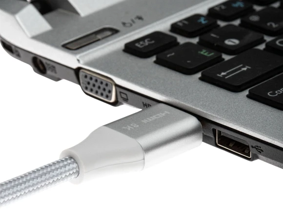 Кабель аудио-видео Cactus CS-HDMI.2.1-3 HDMI (m)/HDMI (m) 3м. позолоч.конт. серебристый Кабель аудио-видео Cactus CS-HDMI.2.1-3 HDMI (m)/HDMI (m) 3м. позолоч.конт. серебристый