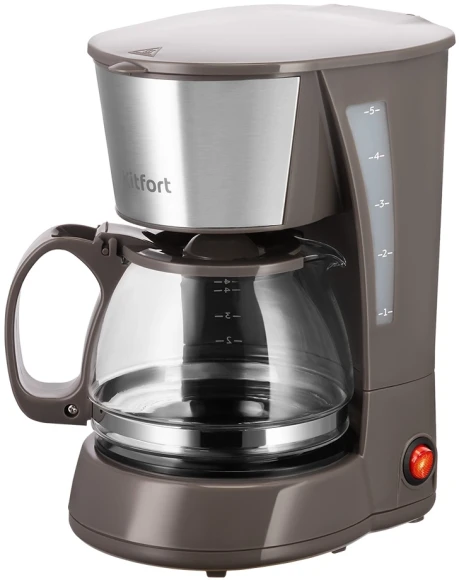 Чайник электрический Kitfort КТ-6764 2.2л. 1800Вт черный/серебристый корпус: стекло/металл/пластик (KT-6764)