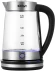 Чайник электрический Kitfort КТ-6764 2.2л. 1800Вт черный/серебристый корпус: стекло/металл/пластик (KT-6764) Чайник электрический Kitfort КТ-6764 2.2л. 1800Вт черный/серебристый корпус: стекло/металл/пластик (KT-6764)
