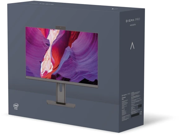 Моноблок Digma Pro Unity 23.8" Full HD i7 12700 (2.1) 16Gb SSD512Gb UHDG 770 CR Windows 11 Pro GbitEth WiFi BT 90W клавиатура мышь Cam серый/черный 1920x1080