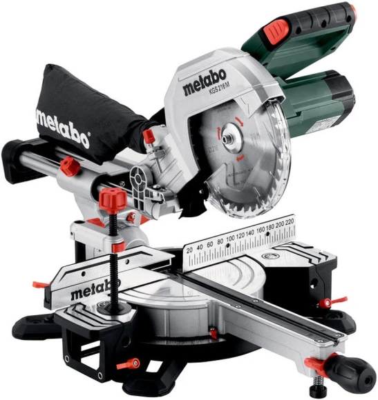 Торцовочная пила Metabo KGS 216 M 1500Вт 5000об/мин d=216мм Торцовочная пила Metabo KGS 216 M 1500Вт 5000об/мин d=216мм
