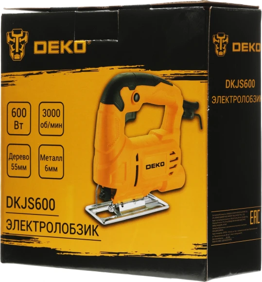 Лобзик Deko DKJS600 +1пил. 600Вт 3000ходов/мин от электросети