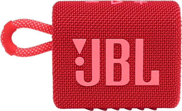 Колонка порт. JBL GO 3 красный 4.2W 1.0 BT 10м (JBLGO3RED)