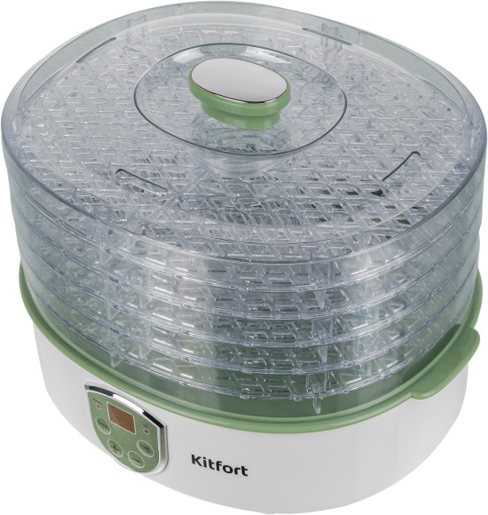 Сушка для фруктов и овощей Kitfort KT-1902 5под. 250Вт белый