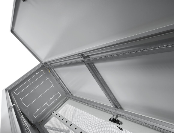 Шкаф коммутационный ЦМО (ШТК-Э-42.8.8-44АА) напольный 42U 800x800мм пер.дв.перфор. задн.дв.перфор. 2 бок.пан. направл.под закл.гайки 710кг серый 715мм 105кг 180град. 1987мм IP20 сталь Шкаф коммутационный ЦМО (ШТК-Э-42.8.8-44АА) напольный 42U 800x800мм пер.дв.перфор. задн.дв.перфор. 2 бок.пан. направл.под закл.гайки 710кг серый 715мм 105кг 180град. 1987мм IP20 сталь