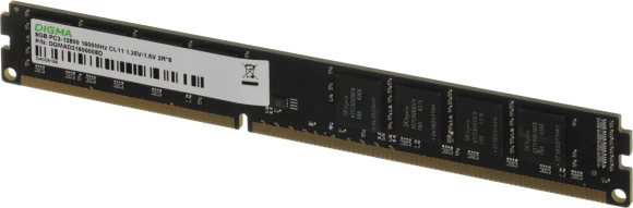 Память DDR3 8GB 1600MHz Digma DGMAD31600008D RTL PC3-12800 CL11 DIMM 240-pin 1.35В dual rank Ret