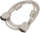 Кабель Buro CAB016S-06 VGA (m) VGA (m) 1.8м феррит.кольца серый Кабель Buro CAB016S-06 VGA (m) VGA (m) 1.8м феррит.кольца серый
