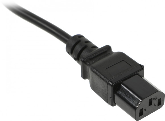 Шнур питания Lanmaster LAN-PP13/SH-1.8-BK C13-Schuko проводник.:3x0.75мм2 1.8м 220В 10А черный