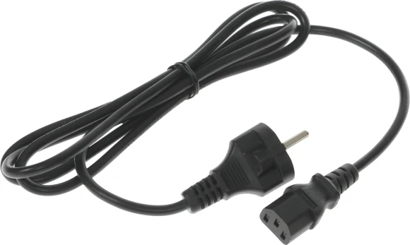 Шнур питания Lanmaster LAN-PP13/SH-1.8-BK C13-Schuko проводник.:3x0.75мм2 1.8м 220В 10А черный