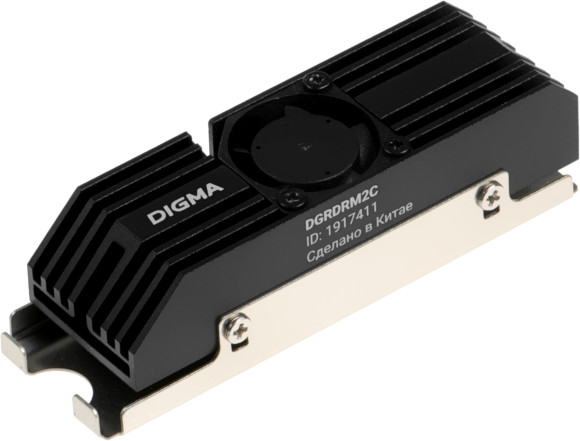 Радиатор для SSD Digma DGRDRM2C черный 20дБ металл Ret Радиатор для SSD Digma DGRDRM2C черный 20дБ металл Ret
