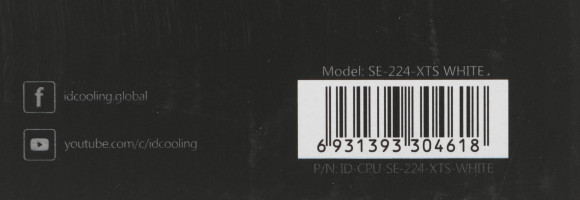 Устройство охлаждения(кулер) ID-Cooling SE-224-XTS Soc-AM5/AM4/1200/1700/1851 белый 4-pin 16-29dB Al+Cu 220W 650gr Ret (SE-224-XTS WHITE) Устройство охлаждения(кулер) ID-Cooling SE-224-XTS Soc-AM5/AM4/1200/1700/1851 белый 4-pin 16-29dB Al+Cu 220W 650gr Ret (SE-224-XTS WHITE)