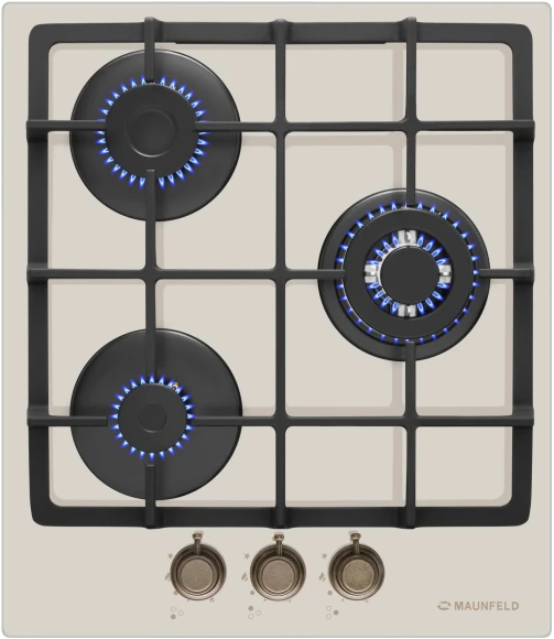 Газовая варочная поверхность Maunfeld EGHG.43.33CBG.R/G бежевый