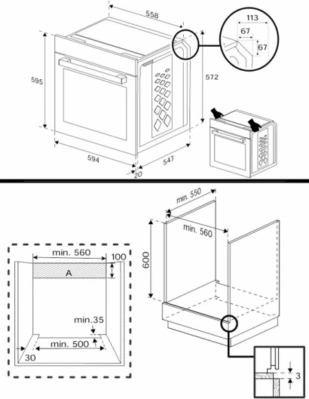 Духовой шкаф Электрический Hotpoint HFE8 921 H BL черный Духовой шкаф Электрический Hotpoint HFE8 921 H BL черный