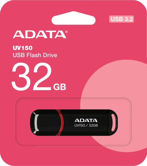 Флеш Диск A-Data 32GB AUV150 AUV150-32G-RBK USB3.0 черный Флеш Диск A-Data 32GB AUV150 AUV150-32G-RBK USB3.0 черный
