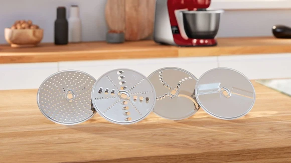 Кухонная машина Bosch Mum5 MUM5X планетар.вращ. 1000Вт красный/серый