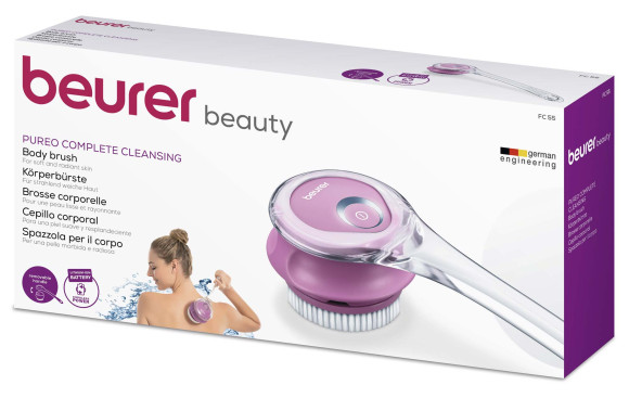 Щетка Beurer FC55 для тела насадок:2шт розовый (605.12) Щетка Beurer FC55 для тела насадок:2шт розовый (605.12)