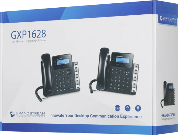 Телефон IP Grandstream GXP-1628 черный